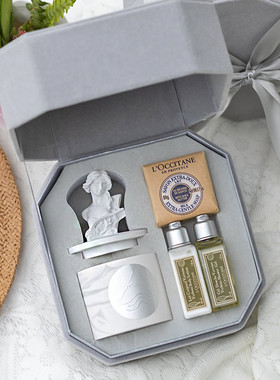 欧舒丹香薰蜡烛礼盒套装生日礼物女生闺蜜实用结婚女伴娘伴手礼