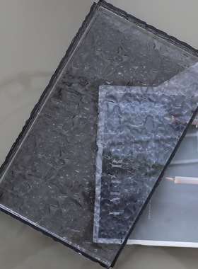 长方形托盘置物架浴室台面收纳盘大容量亚克力托盘家饰家用茶杯盘