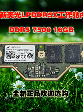 AI笔记本电脑LPCAMM2内存条美光LPDDR5X DDR5/7500/16G/32G/64G