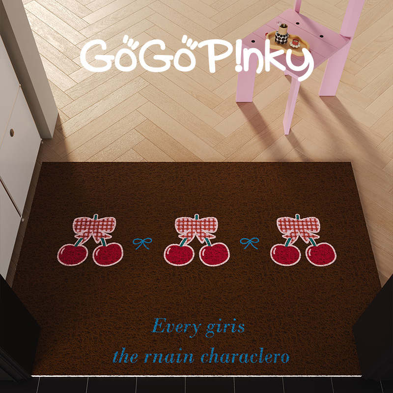 秋冬美拉德入户地垫韩系耐脏耐磨进门蹭脚刮泥玄关垫大门口脚垫子