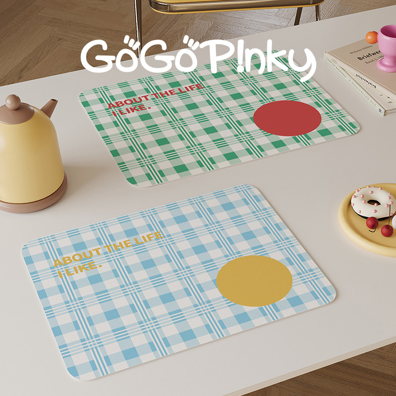 韩系简约家用皮革防水防烫餐垫免洗可擦碗盘隔热垫微波炉咖啡机垫,居家布艺,餐垫,淘宝优惠券,粉丝福利购,淘宝优惠卷