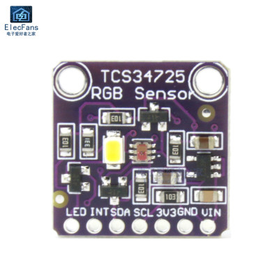 TCS34725颜色识别传感器模块 Color Sensor RGB 感应 数字开发板