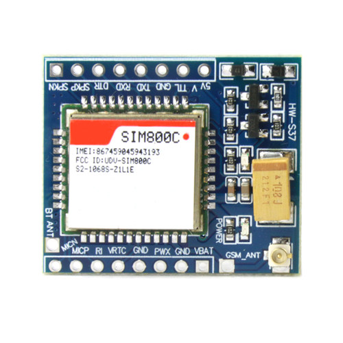 SIM800C GSM GPRS模块 TTL串口 蓝牙/TTS 适用于STM32 C51开发板