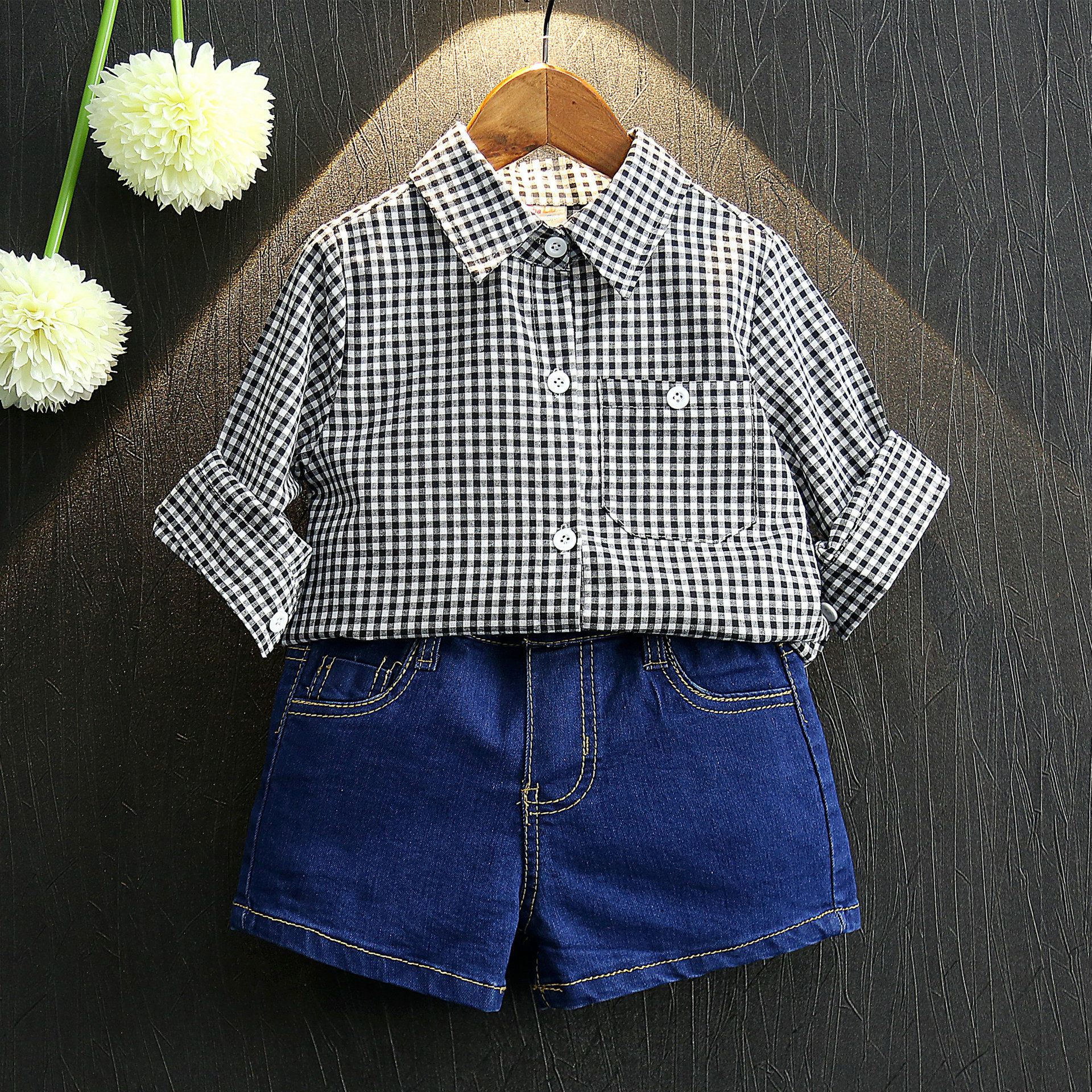 Chemise fille à manche longue - Ref 2087174 Image 1