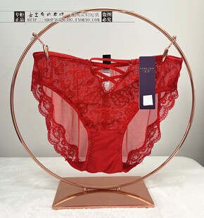 锋燕新款2023红色蕾丝舒适弹力女配16839B/16850S/16851S短裤内裤