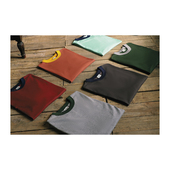 BPCALL 新设计美式 2.0重磅翻袖 清货 短袖 T恤夏季 复古校园男女通款