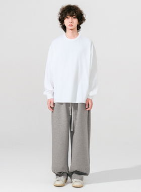 BPCALL 3.0(进口棉)长袖三本针领Cleanfit夏季棉重磅T恤商城同款