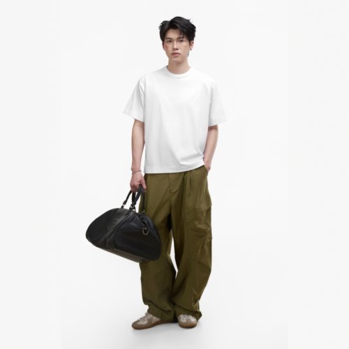 BPCALL 26SS  3.0(进口棉)NK插肩短袖复古短宽版cleanfit重磅高端