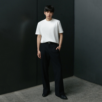 BPCALL 25SS 1.0面料平治短宽T恤复古宽松短袖cleanfit春夏新品