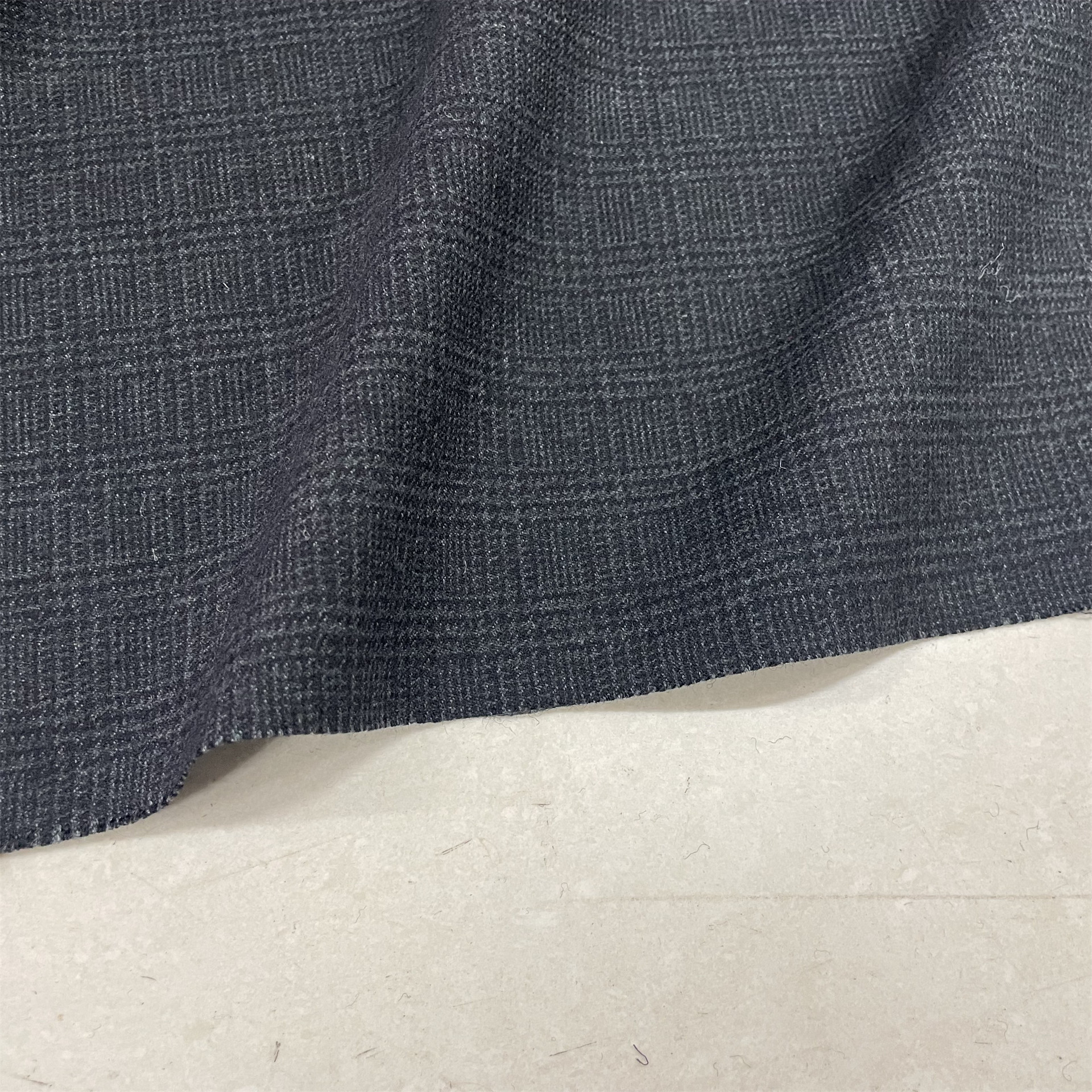 柔软薄款黑灰色羊毛呢布料英伦风威尔士格子西装裤子面料手工DIY,居家布艺,海绵垫/布料/面料/手工diy,淘宝优惠券,粉丝福利购,淘宝优惠卷