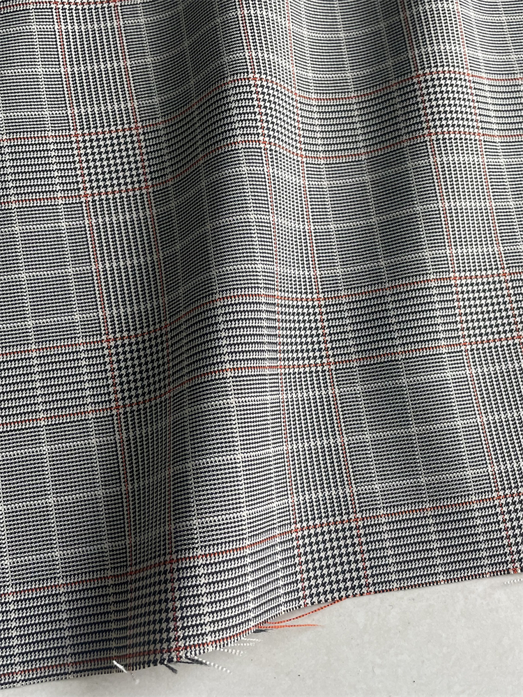 西装裤子英伦风威尔士格垂感抗皱