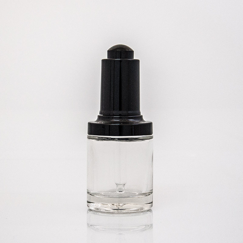 圆柱瓶30mL 15mL化妆品瓶玻璃瓶乳液瓶亚克力膏霜瓶20牙分装瓶