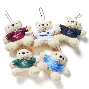 日本代购J联赛女生包包挂件可爱毛绒玩具小熊公仔钥匙扣书包挂饰