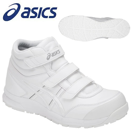 日本Asics亚瑟士安全鞋工作鞋Winjob CP302 FCP302 白色×白色