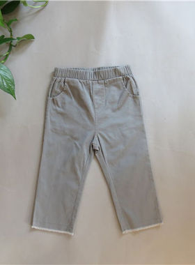 宝儿童装小脚裤夏款纯棉五分休闲裤11167
