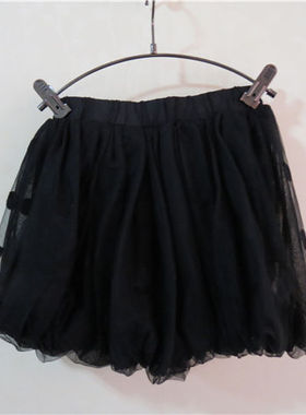 宝儿童装半身裙中小童圆点网纱裙女童蓬蓬短裙S1303