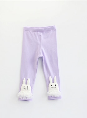 韩版小童款打底裤春秋款宝儿裤子可开裆宝宝童装裤子16162