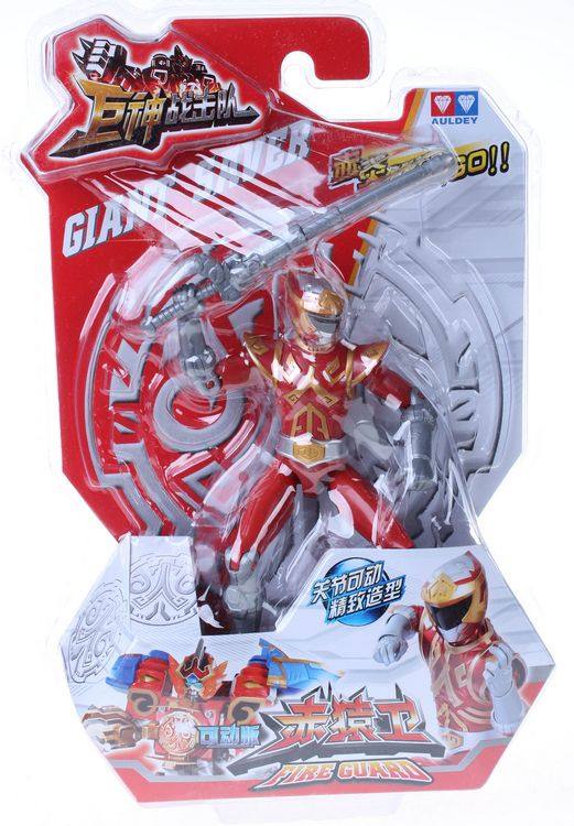 【孩仕宝】玩具模型 奥迪双钻 正版 巨神战击队 赤猿卫 可动人偶