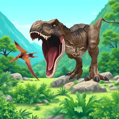 2025仿真白垩纪侏罗纪霸王龙超可动恐龙迅猛龙布鲁模型男孩玩具