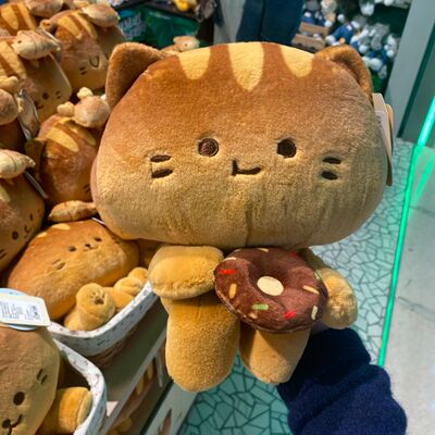 可爱面包猫咪吐司毛绒公仔玩偶