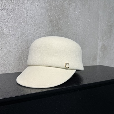 高端】限量100%纯羊毛呢  修饰脸型必入秋冬可调礼帽女帽马术帽