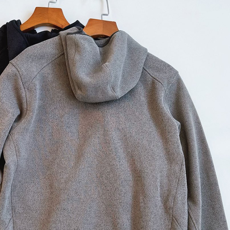 【1025】冬季新款青年流行户外运动休闲男保暖连帽抓绒夹克外套TX