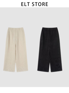 卡扣直筒透气休闲裤1673