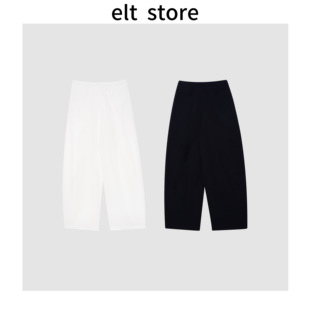 无腰头弯刀休闲西裤 1711