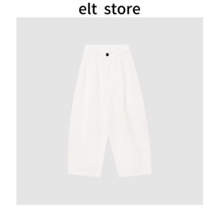 微直筒慵懒松软休闲裤 1714