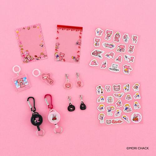 日本正版GLOOMY暴力熊周边Pity血粉熊吧唧徽章套挂件钥匙扣文件夹 - 封面