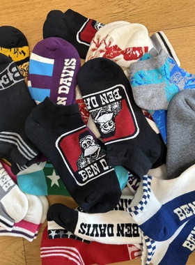 原单货Ben Davis低帮毛巾袜全棉船袜工装款本戴维斯日单