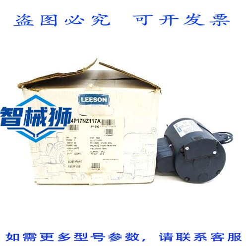 原装供应 LEESON 103711.00 A4P17NZ117A 115/230V 3.6/1.8A NSMP