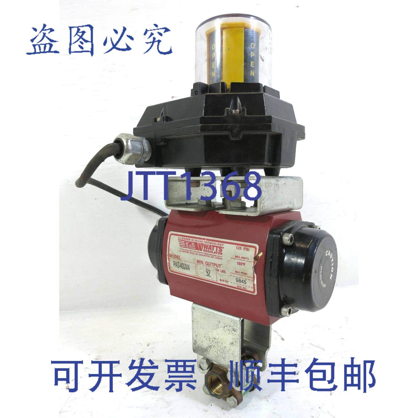 原装供应Watts PAS-400M4 调压阀执行器 125 PSI 带 B-6800 和 FM