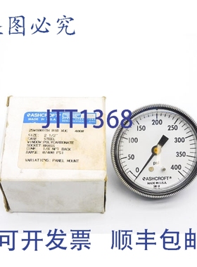 原装供应ASHCROF 25W1001TH01BXUC-400 0/400PSI NSMP