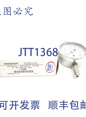 原装供应ASHCROFT 25-1009-SW-02L-300 300PSI 2-1/2