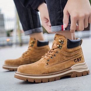 卡特马丁靴外贸工装 增高休闲户外男鞋 鞋 45码 头层皮大码 秋冬季