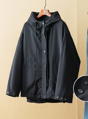 蛮文 日本东丽面料 巨藏肉 内复合加绒保暖A字款冲锋衣外套 56015