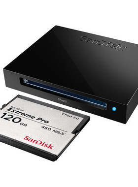 闪迪SanDisk 至尊超极速 CFast 2.0 CFAST读卡器/写卡器 SDDR-299