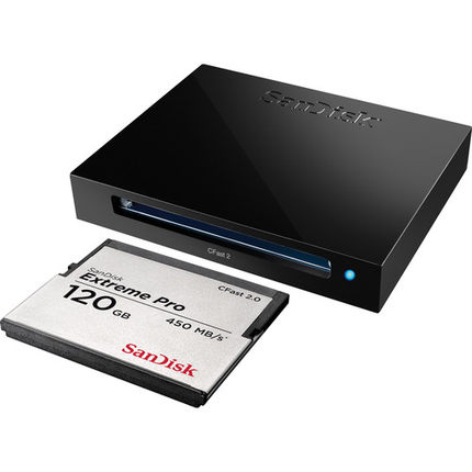 闪迪SanDisk 至尊超极速 CFast 2.0 CFAST读卡器/写卡器 SDDR-299