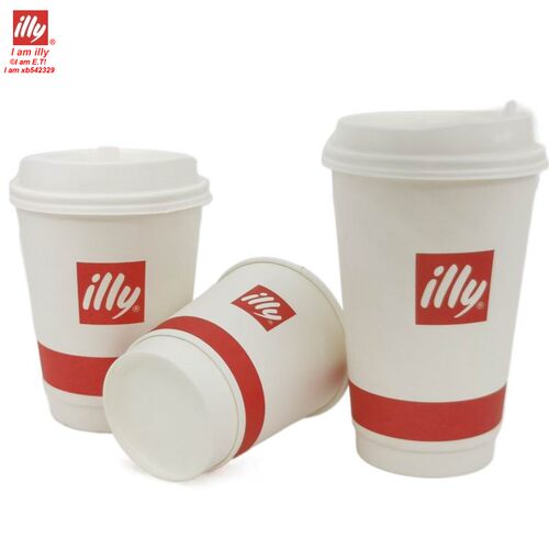 意大利双层隔热16盎司纸杯