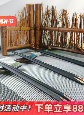 5双装国潮风创意合金防滑尖头筷子家用防霉抗菌耐高温指甲公筷