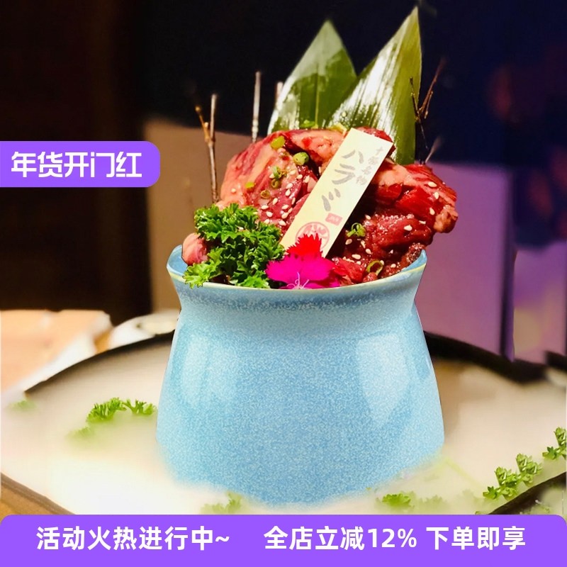 创意火锅烧烤肉店干冰牛肋条酱牛肉陶瓷罐温酒罐竹签罐筷子木勺筒,餐饮具,瓶/罐,淘宝优惠券,粉丝福利购,淘宝优惠卷