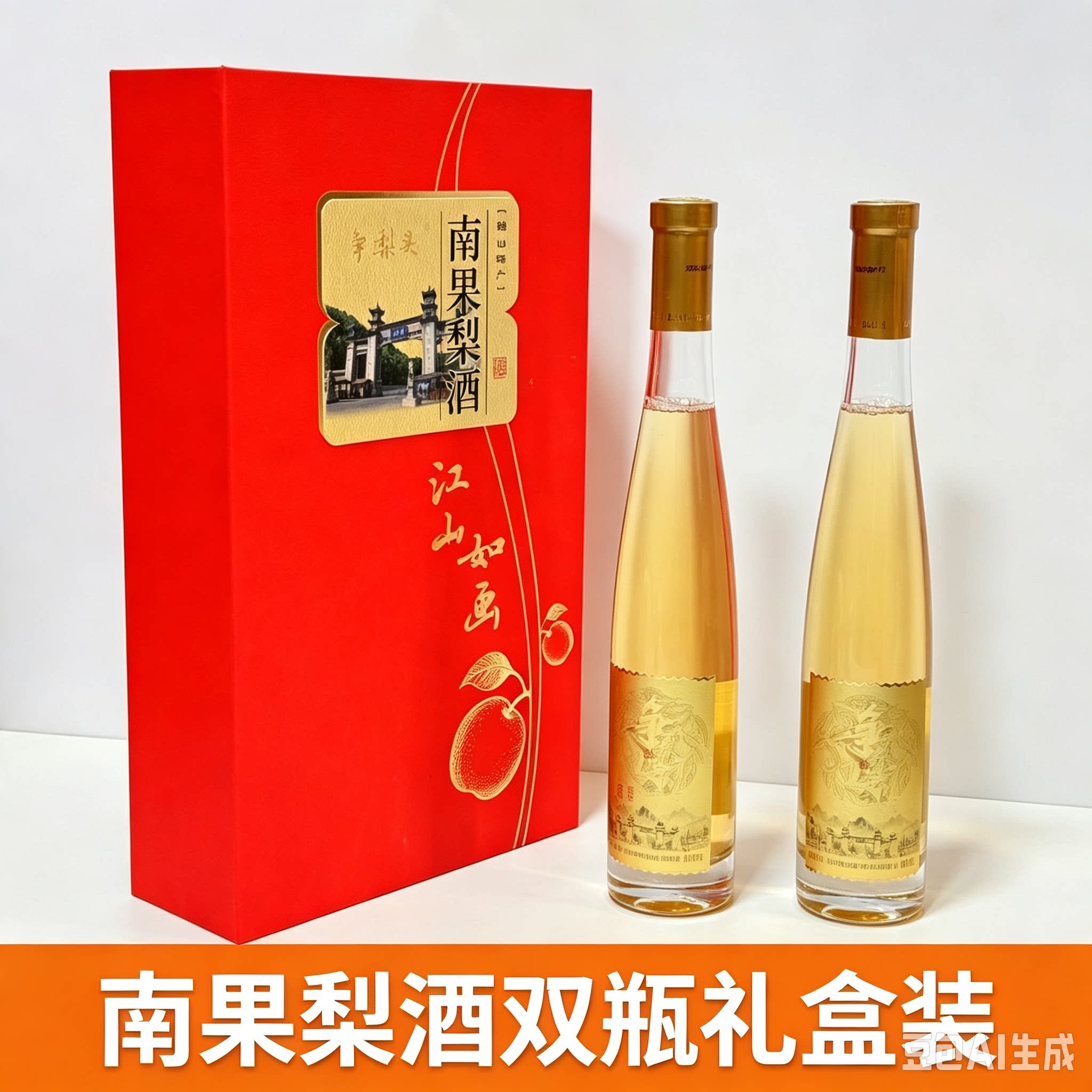 南果梨酒双瓶礼盒低度酒女士酒鞍果酒