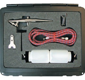 原装美国 PAASCHE 帕舍M系列 Series MHS#3 Set单动下壶喷笔套装