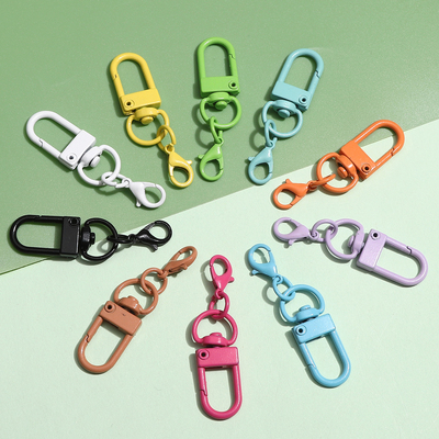 彩色合金龙虾扣钥匙扣环