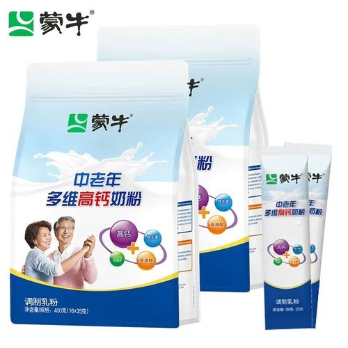 蒙牛中老年多维高钙奶粉400g*1袋