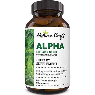Pure Alpha Lipoic Acid Supplement with Acetyl L-Carnitine