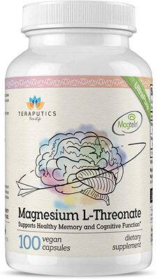 Magnesium L Threonate (Magtein) - The Best Non-GMO Highly Ab