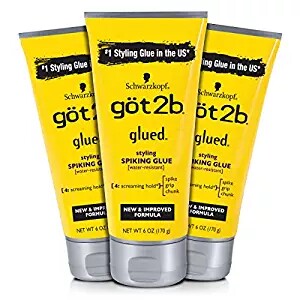 美国代购Got2b Glued Styling Spiking Hair Glue, 6 Ounce (Coun图片