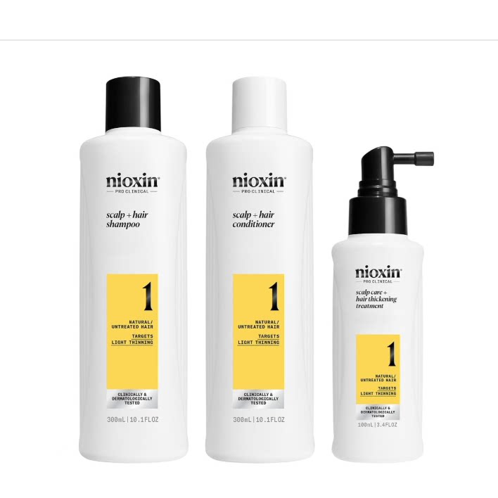 美国代购Nioxin Scalp + Hair Thickening System Kits | For Nat
